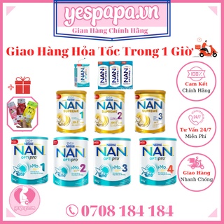 Nan thụy sỹ - sữa nan optipro hmo việt đủ số 1,2,3,4 900g,nan xanh,nan vàng supreme hmo yespapa.vn