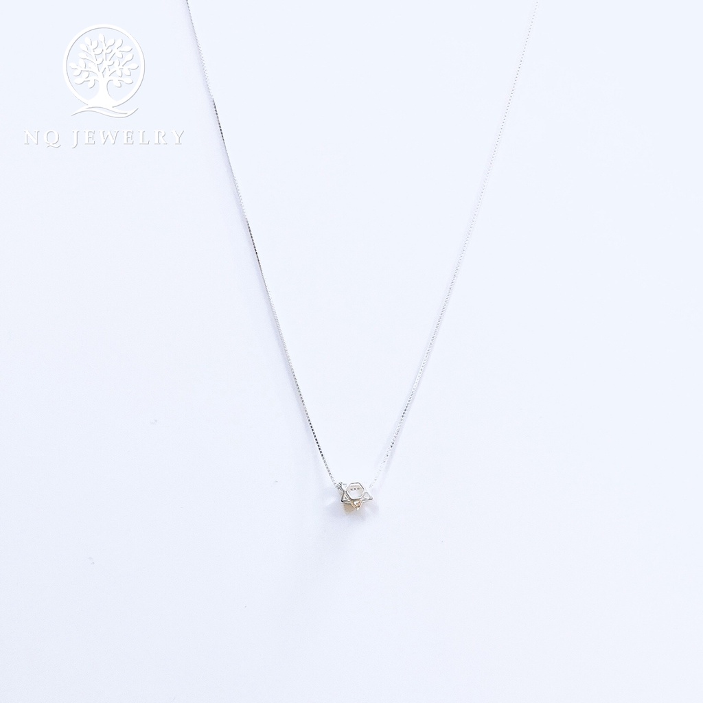 Dây chuyền bạc mặt ngôi sao 6 cánh - NQ Jewelry