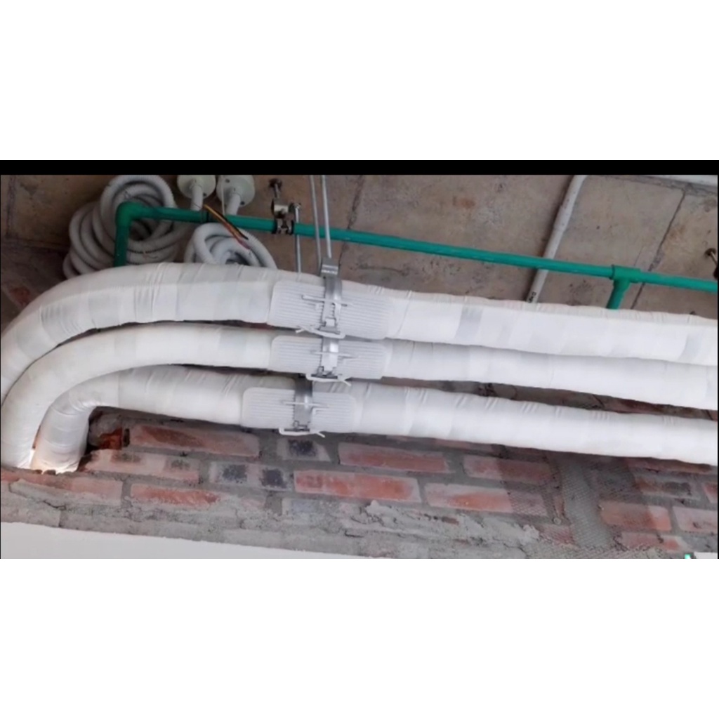 Combo 10 tấm lót ống đồng, tấm lót đỡ ống gas, tấm lót đỡ ống nước , tấm lót ống ga bằng nhựa