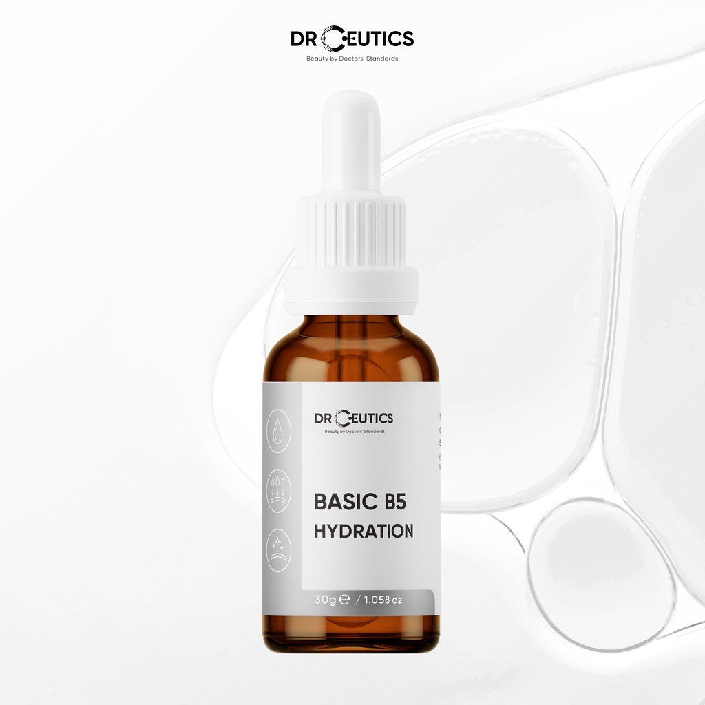 Tinh Chất B5 Basic Hydration 5% DrCeutics Cho Da Dầu Mụn (30g)