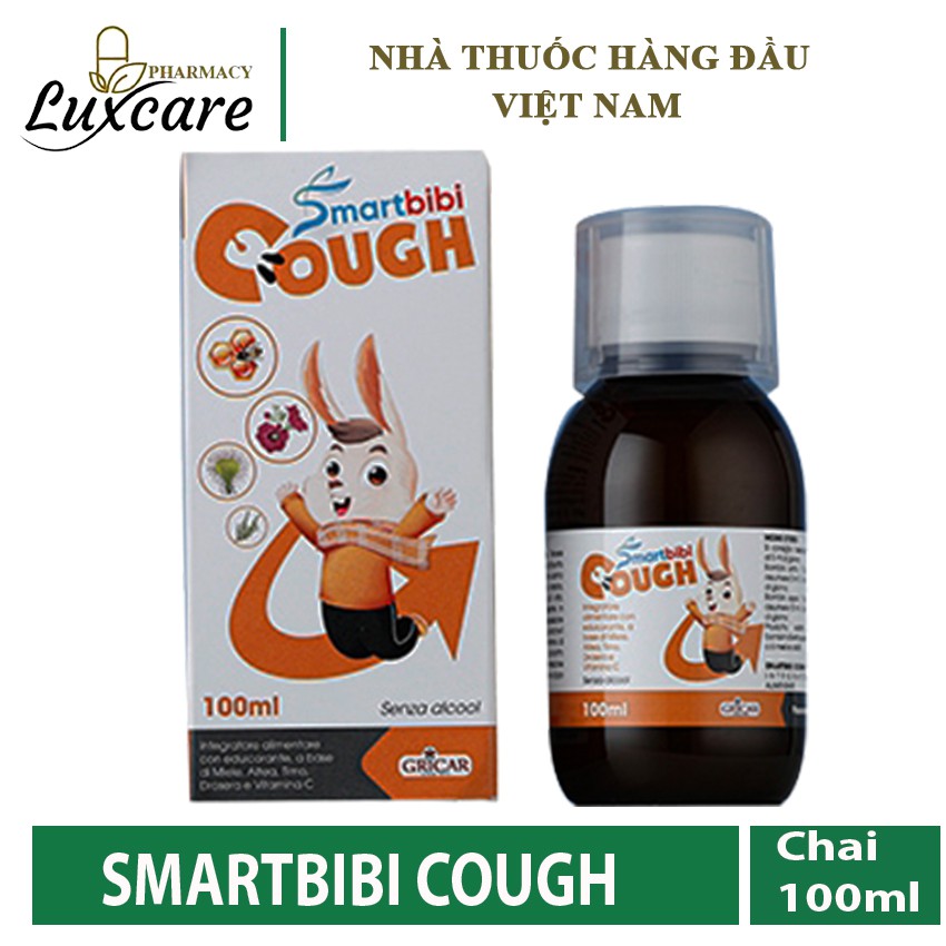 SMARTBIBI COUGH 100ml - Hỗ Trợ Giảm Các Triệu Chứng Của Ho - Luxcare