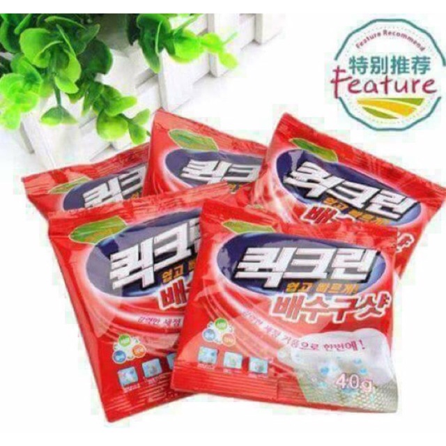 Gói bột thông cống hàn quốc
