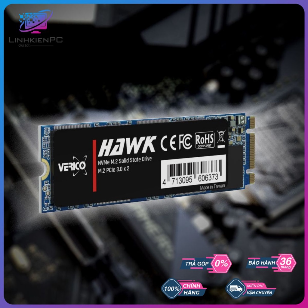 Ổ cứng SSD Verico Hawk 128G M2 NVME_1SS0H-SSMBC3-NN - linhkienpcgiatot