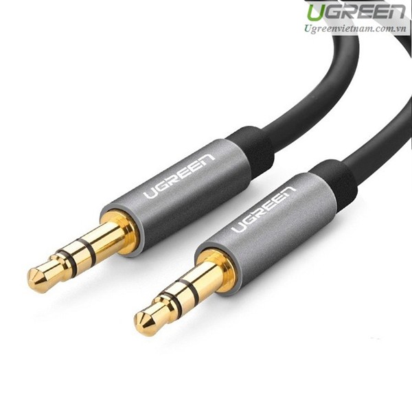 Cáp Audio 3.5mm dây tròn mạ vàng 24K cao cấp UGREEN AV119 10732,10733, 10734, 10736, 10737