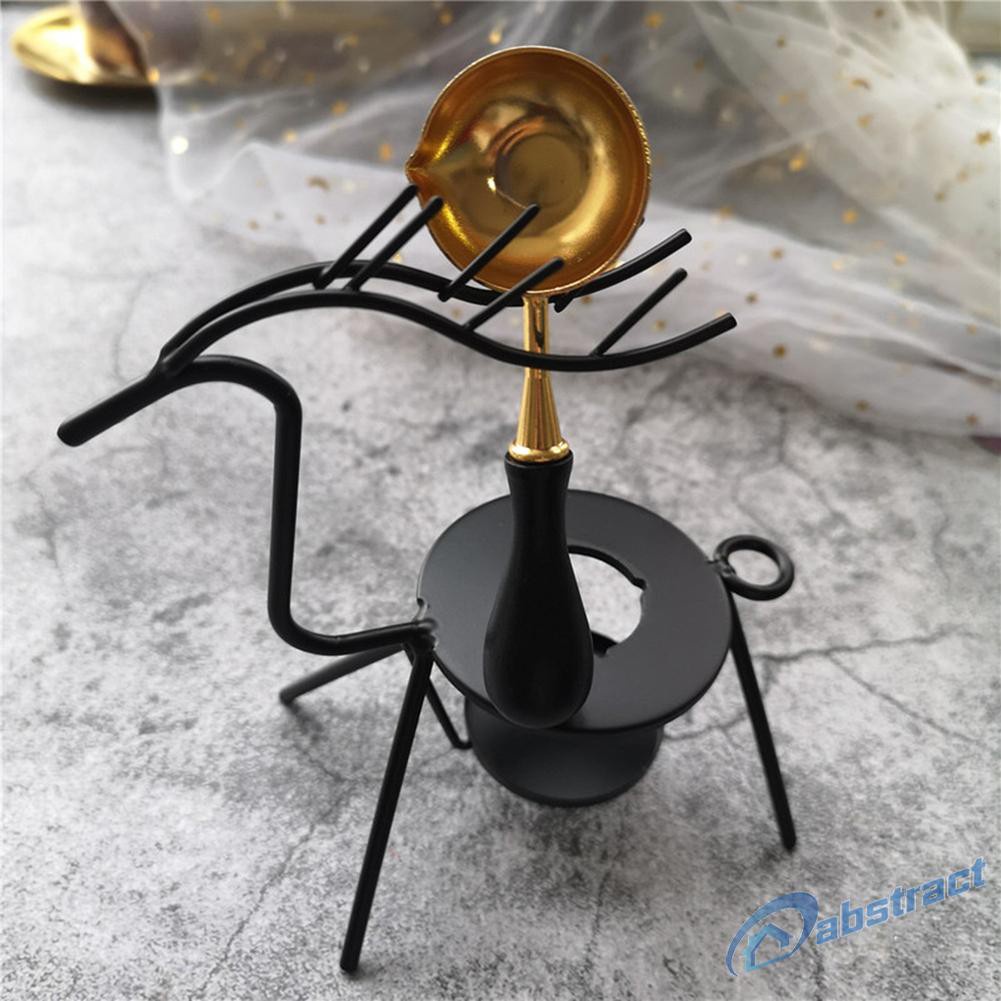 READY STOCK Sealing Wax Bead Warmer Melting Deer Shaped Stamp Wax Furnace Stove Pot