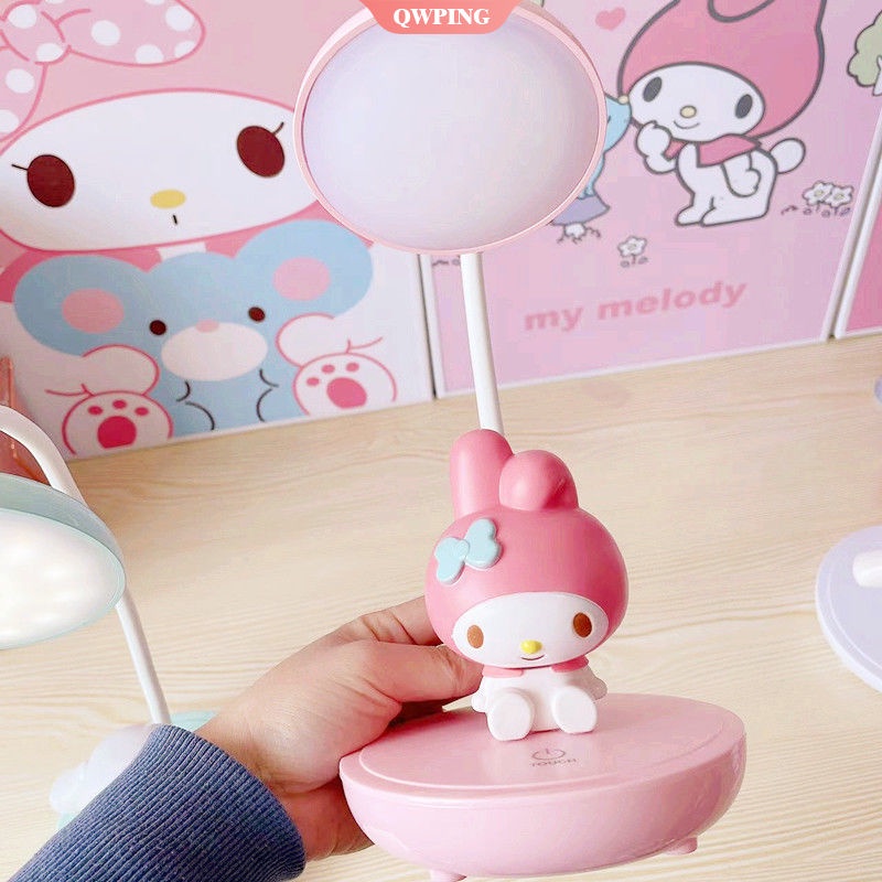 Đèn Ngủ Để Bàn Ba Công Tắc Chạm Cảm Ứng Hình Hoạt Hình Kawaii Sanriod My Melody Hello Kittys Kuromi Cinnamoroll Dễ Thương