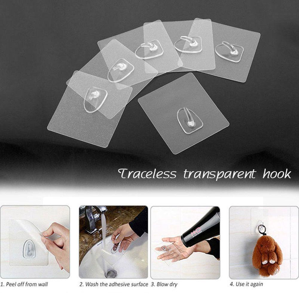 PATRICIA Móc Treo Cây Lau Nhà Trong Suốt Chống Trượt Tiện Lợi Giá Đỡ