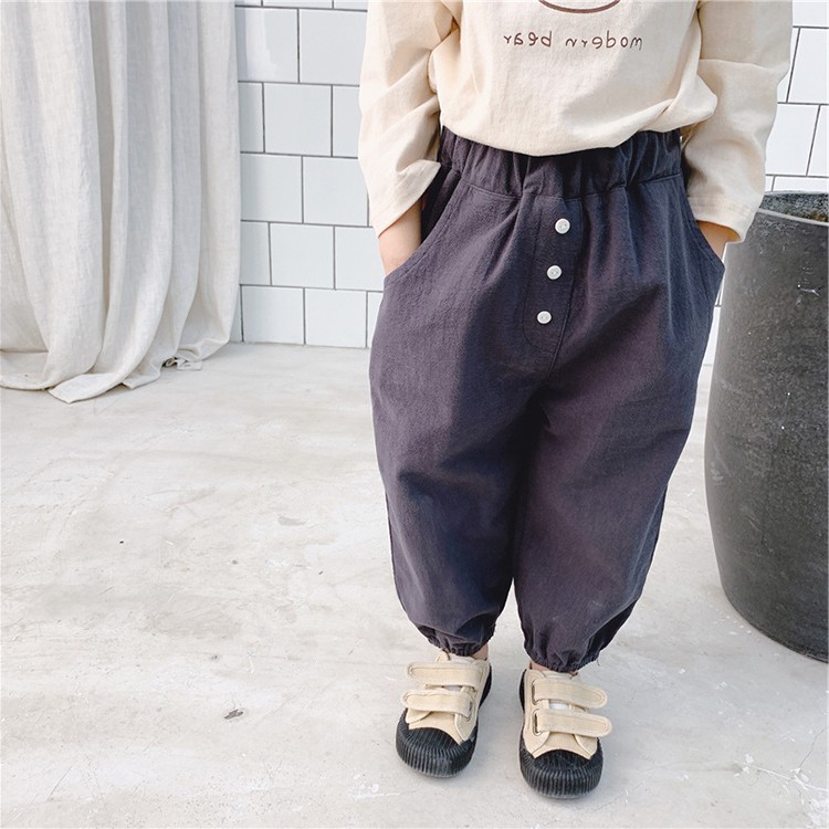 Quần Dài Cotton Cho Bé Gái