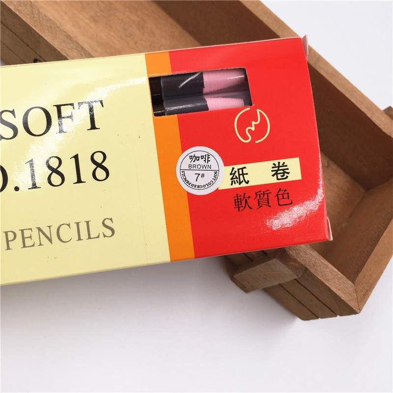 1818 line drawing eyebrow pencil light coffee color dark coffee color black coffee Gray cut-free eyebrow pencil 2 yuan s