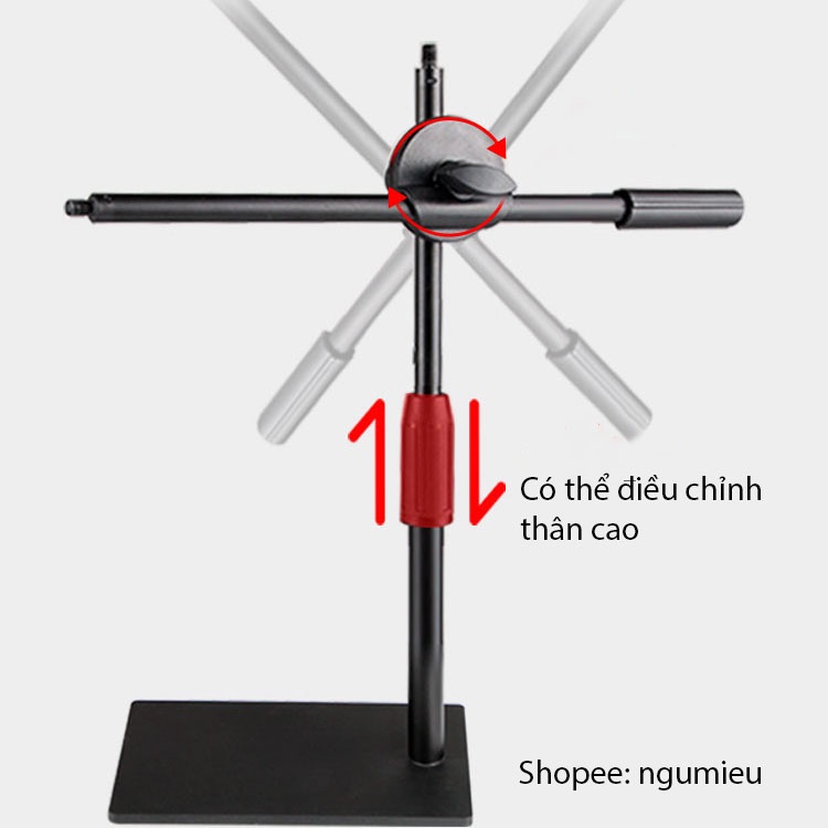 Giá đỡ điện thoại review sản phẩm, livestream cao cấp