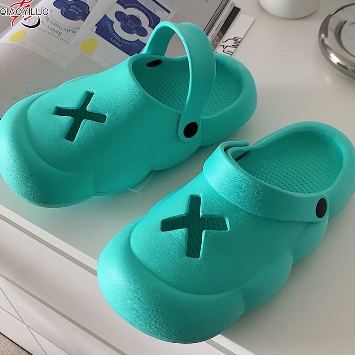 Dép đi trong nhà QIAOYILUO chống trượt phong cách dạo phố năng động