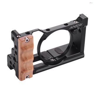 Khung nhôm andoer phù hợp cho máy ảnh sony rx100 vi/vii với ốc vít 1/4