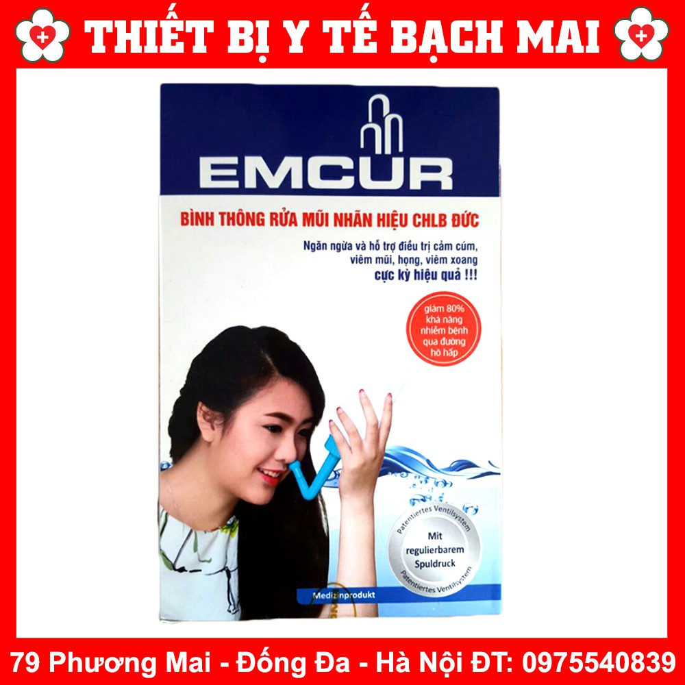 Bình Rửa Mũi EMCUR [Chính Hãng Đức