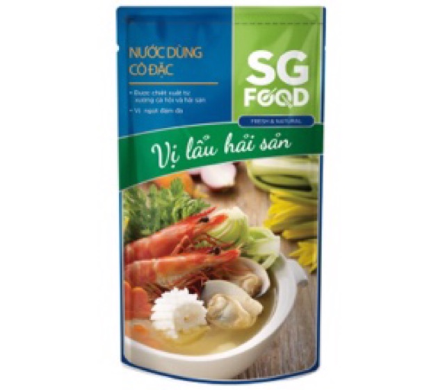 Nước dùng cô đặc vị lẩu thái , vị lẩu thái chay, vị hải sản 150g