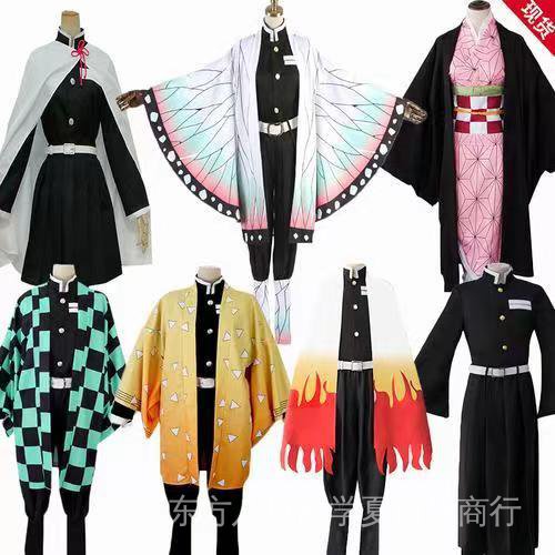 Trang Phục Hóa Trang Nhân Vật Hoạt Hình Demon Slayer Zenitsu Yadouzi Tanjiro Butterfly Shinobu Giyu Kyojuro Chanahu