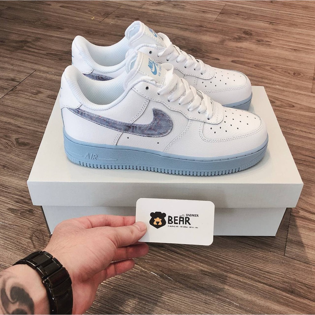 Giày thể thao Af1 Hydrogen blue bản một một [SIÊU CUTE - FULL BOX] mẫu giày quốc dân.
