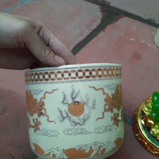 Bộ đồ thờ ban thần tài vàng