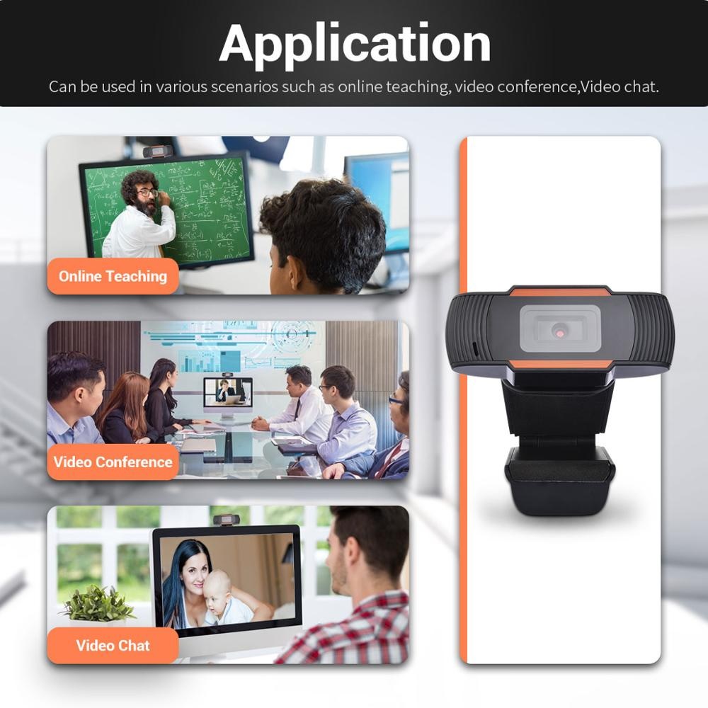 Webcam Giảng Dạy Online, Học Online, Live Stream Hỗ Trợ Mic Độ Phân Giải 720P A11 GEAR79