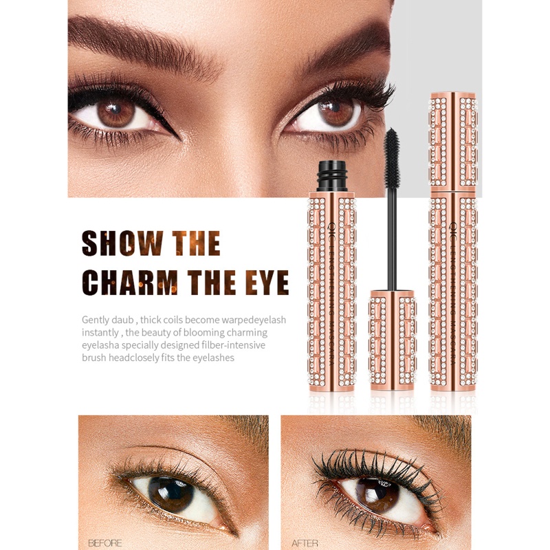 Mascara 4D Chống Nước Chống Nhòe Cho Hàng Mi Dày Dài Và Cong Vút