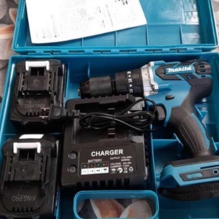 Máy Khoan Pin Makita -199V 13 Ly 3 chức năng, khoan bắn vít siết ốc,chế độ búa, siết,pin 10cell full