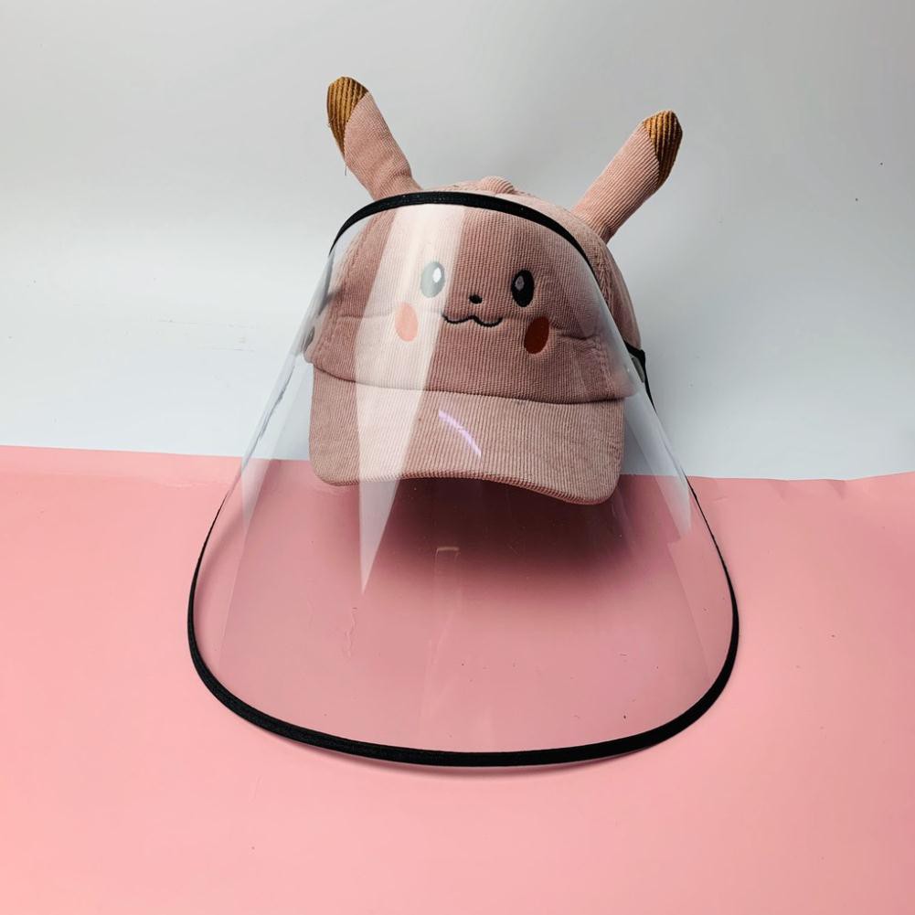 Nón Tai Bèo Chống Dịch Cho Bé, Mũ Có Kính Che Bụi, Chắn Gió, Côn Trùng Bay Vào Mặt Bé