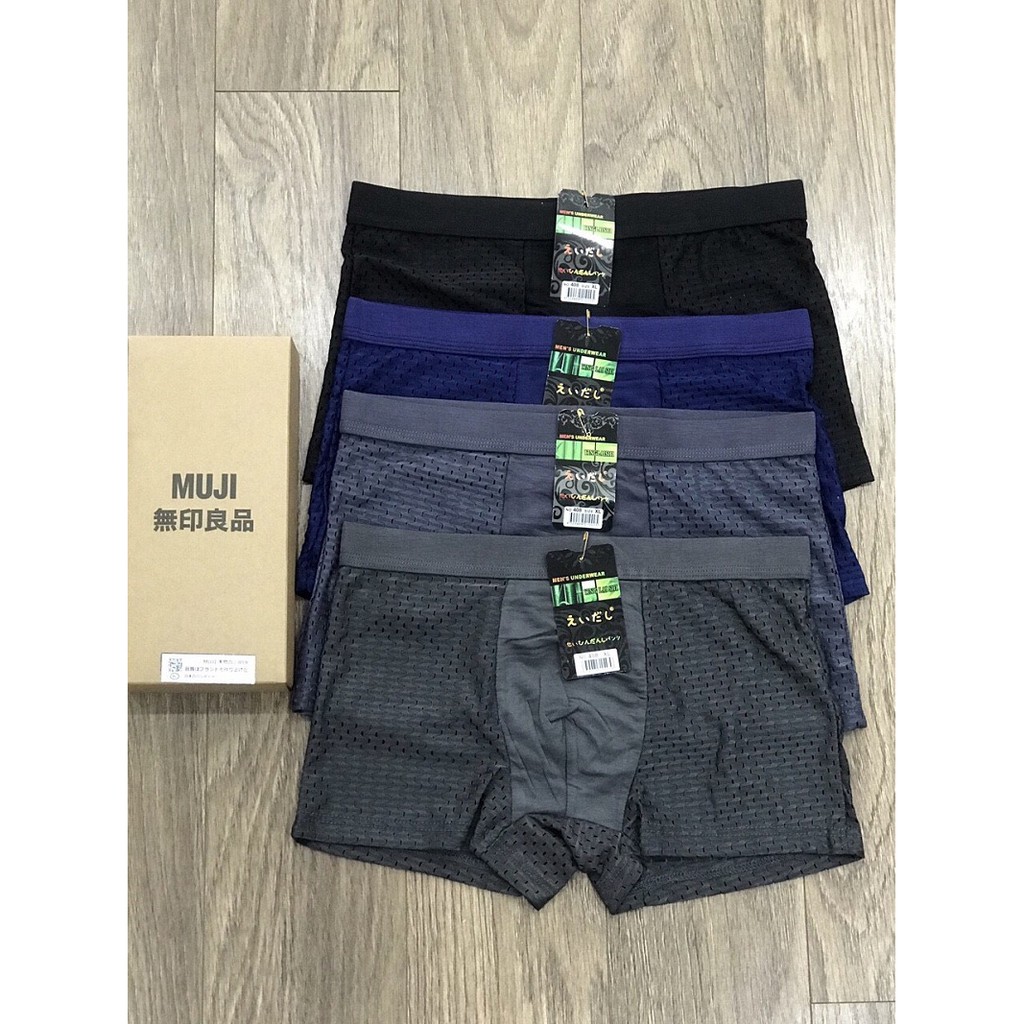 Quần Lót Nam ⚜️FREESHIP⚜️ Dáng Đùi Boxer Thông Hơi NO408 chất đẹp