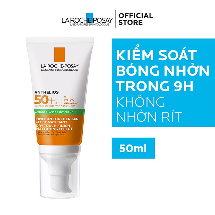 Bộ sản phẩm chống nắng toàn diện và làm sạch La Roche-Posay Anthelios Dry Touch