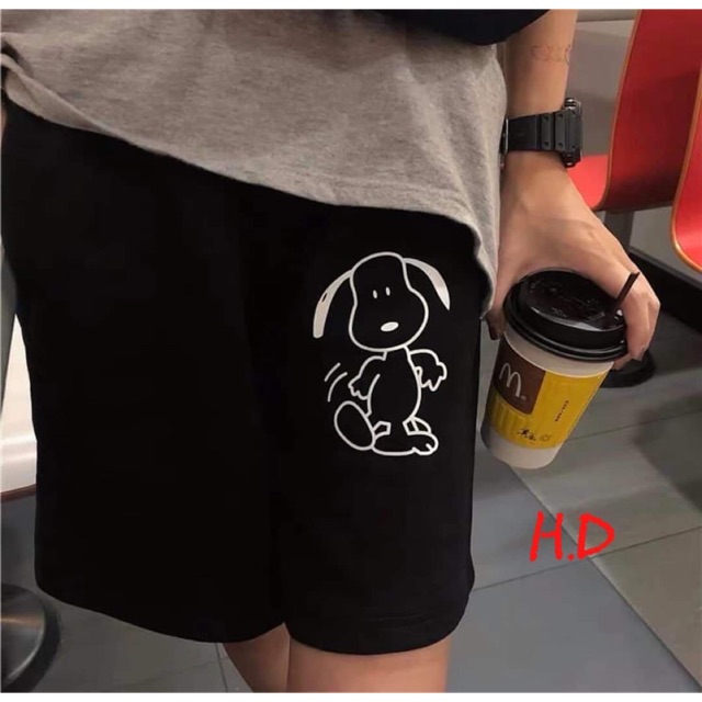 Quần đùi logo chó HDN875