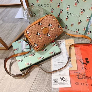 Túi G U C C I mickey bag fullbox kèm dây đeo chéo