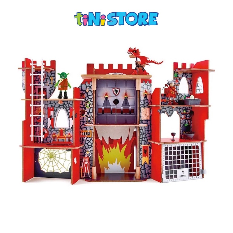 tiNiStore-Bộ đồ chơi hape thành trì Viking TINITOY E3025A