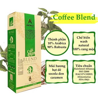 Cafe nguyên chất cà phê a4 aeroco coffee cà phê nguyên chất 100% gói 250g