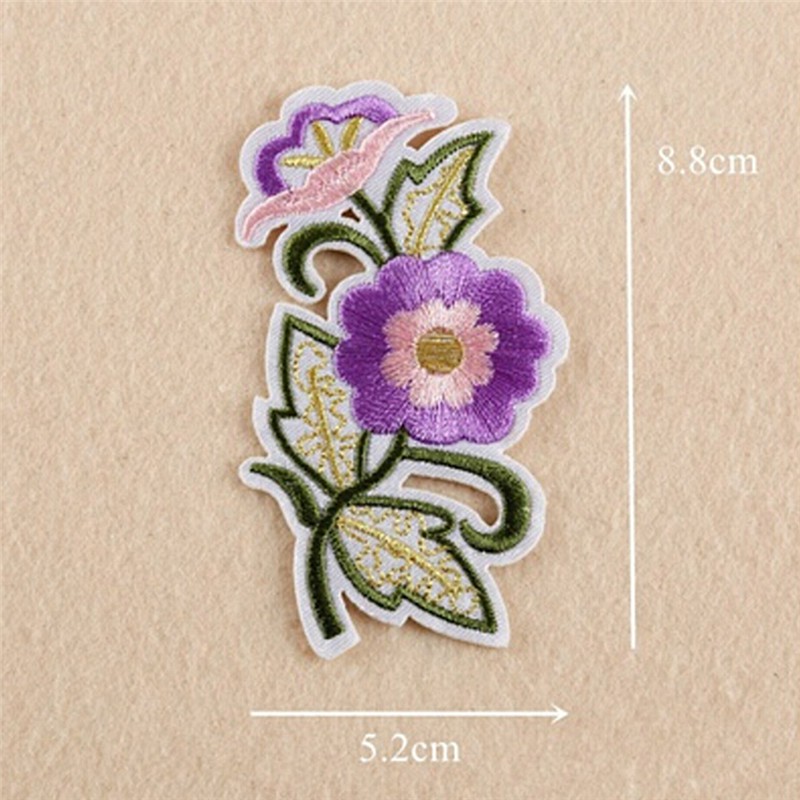Set 11 Miếng Dán Ủi Thêu Hình Hoa Hồng