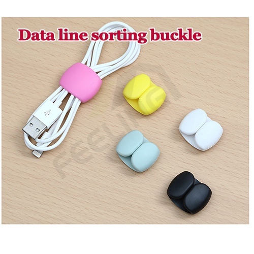 ⭐ Kẹp Cố Định Dây Cáp / Tai Nghe Gọn Gàng Có Thể Tái Sử Dụng