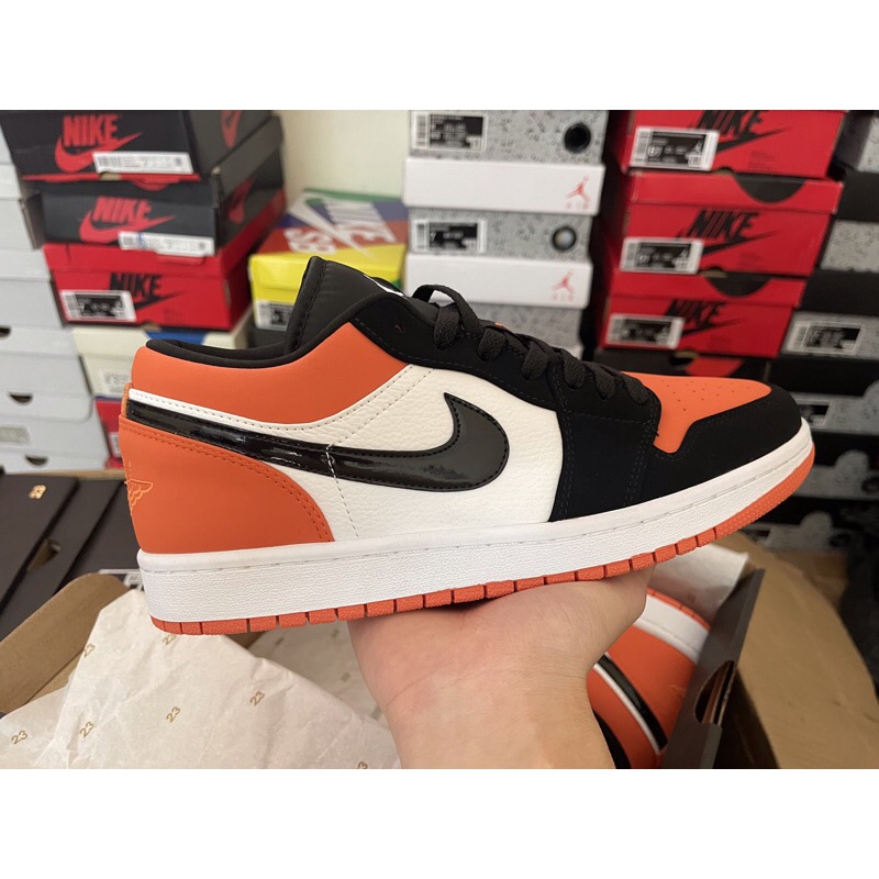 giày Air jordan 1 low Orange màu cam | bản cao cấp