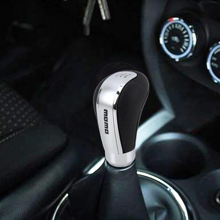 Tay nắm cần số sàn lắp cho các loại xe ô tô, Universal Car Leather Gear Shift Knob