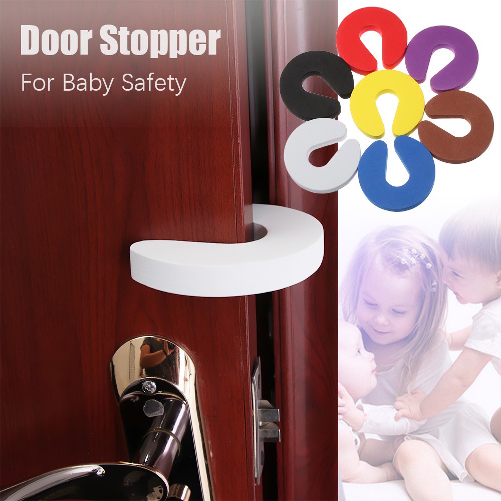 Bộ 4 miếng xốp mềm chặn cửa bảo vệ an toàn cho bé