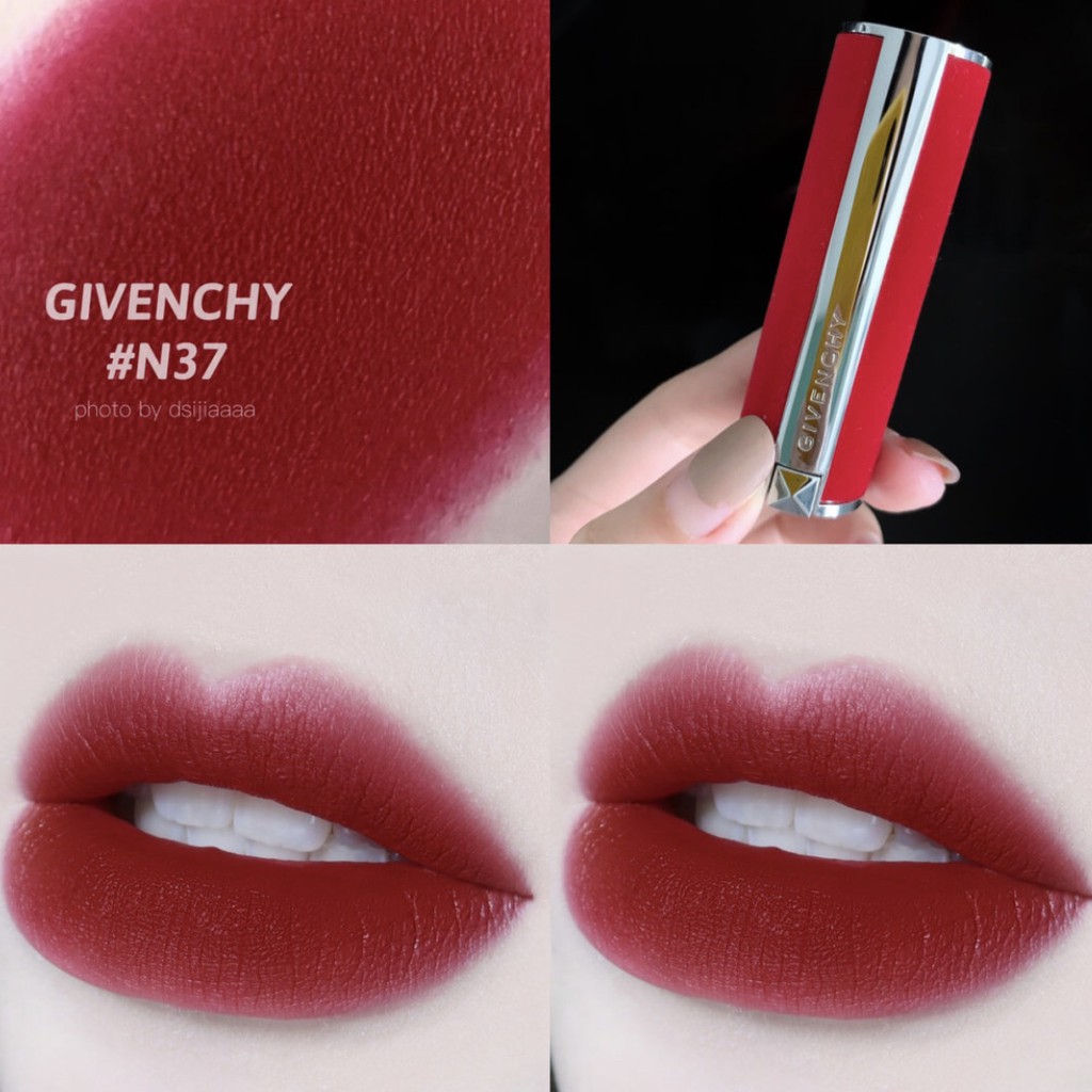 GIVENCHY Son môi mờ màu đỏ nhung 3.4g