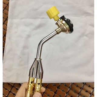 đèn khò gas đôi, dùng cho bình gas mini