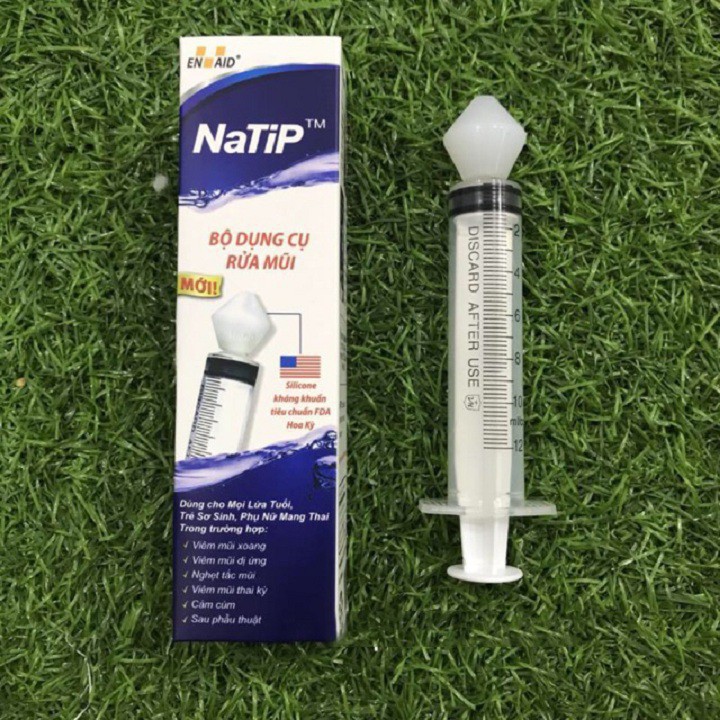 JDA KEWQ Bộ công cụ rửa mũi NaTip đầu silicone mềm sở hữu mẫu chảy nhẹ nhàng kiểm soát an ninh niêm mạc mũi non nớt của 