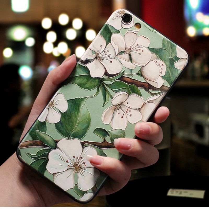 Embossed Pear Rose Phone Case Samsung Galaxy S22 S21 Plus A02 M02 A03 Note 8 9 10 20 Plus Note 10 Lite J7 J5 J2 Prime J2 J3 J5 J7 Pro J7 Plus C9 Pro J4 J6 J8 Plus 2018