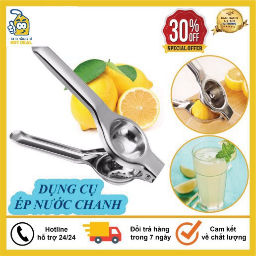 Dụng Cụ Ép Nước Chanh, Vắt Nước Cốt Chanh Bỏ Hạt Cầm Tay Inox 304 Dành Tặng Các Mẹ Cho Căn Bếp Nhà Mình "