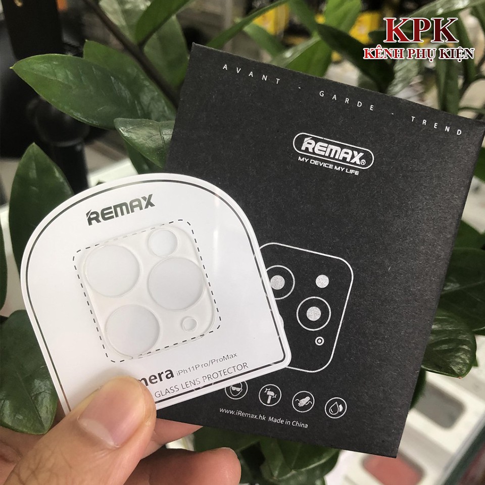 Cường lực Camera trong suốt iPhone 12 chính hãng REMAX dành cho các đời máy iPhone 11/11Pro/11Promax/12/12Pro/12Promax