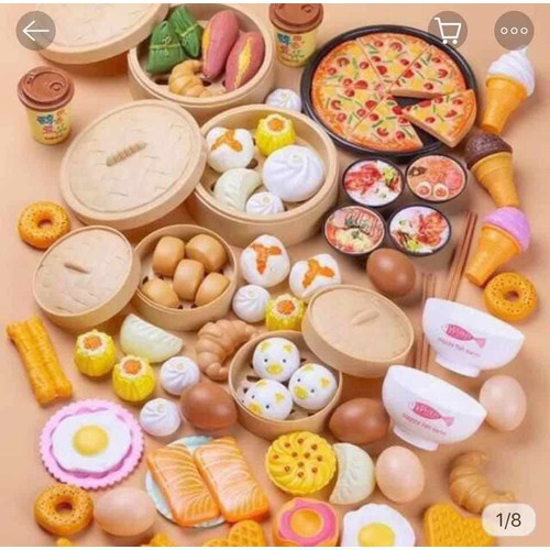 [Giá siêu rẻ] Bộ đồ chơi nấu ăn dimsum 84 chi tiết