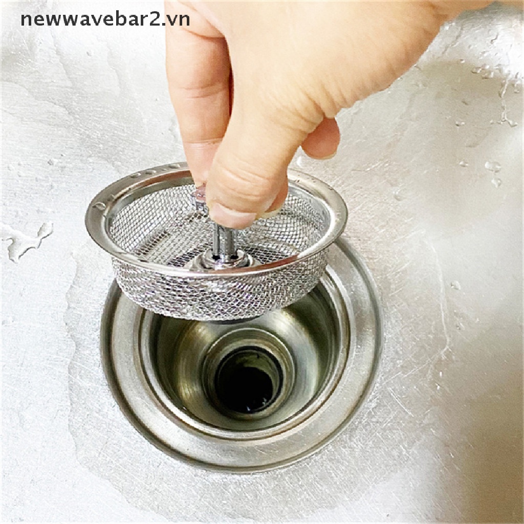 Bộ 2 Lưới Lọc Rác Bồn Rửa Chén Bằng Thép Không Gỉ Tiện Dụng