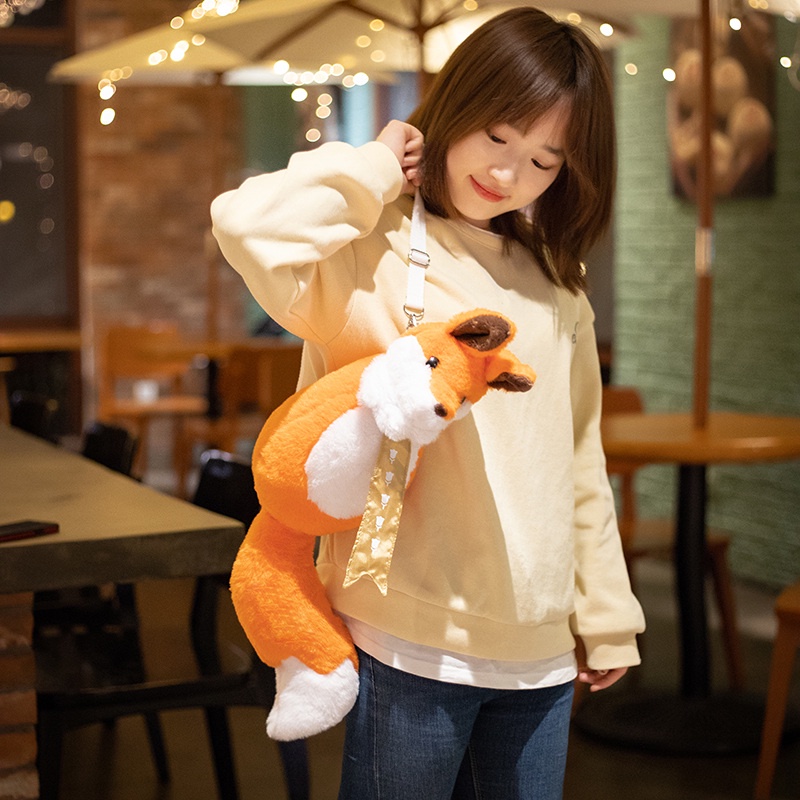 Gối Nhồi Bông Hình Chú Cáo Hoạt Hình Dễ Thương Cho Bé