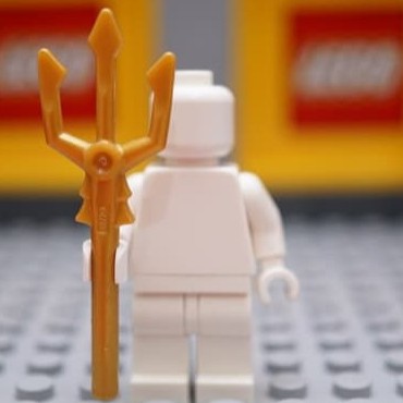 Phụ Kiện LEGO Đinh Ba Màu Vàng Ngọc ID 4595077 92290