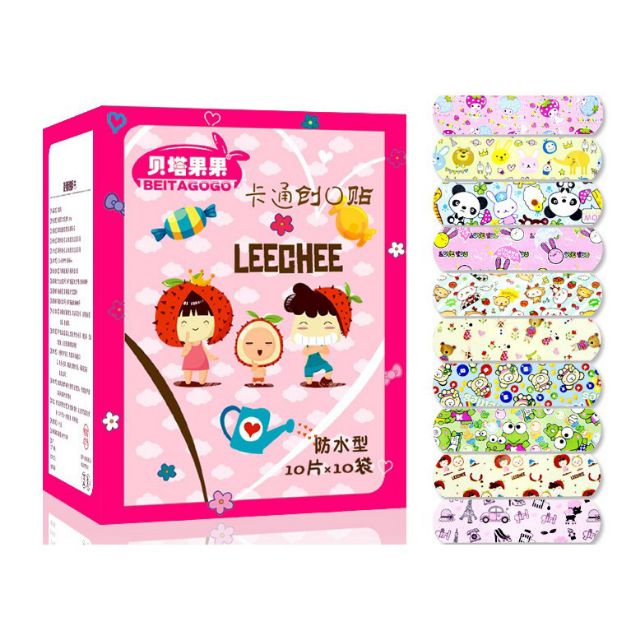 SET 10 MIẾNG BĂNG CÁ NHÂN HOẠT HÌNH.