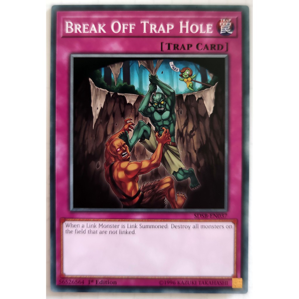 [Thẻ Yugioh] Break Off Trap Hole |EN| Super Rare / Common