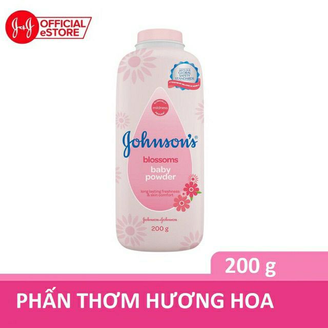 Date 2024 Phấn thơm Johnson's Baby powder 100g / Hương hoa blossoms 500g