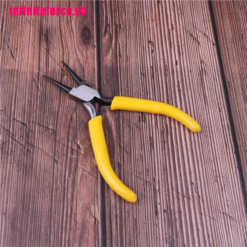 Kìm Mũi Tròn Mini Bằng Carbon Làm Đồ Thủ Công Chuyên Dụng